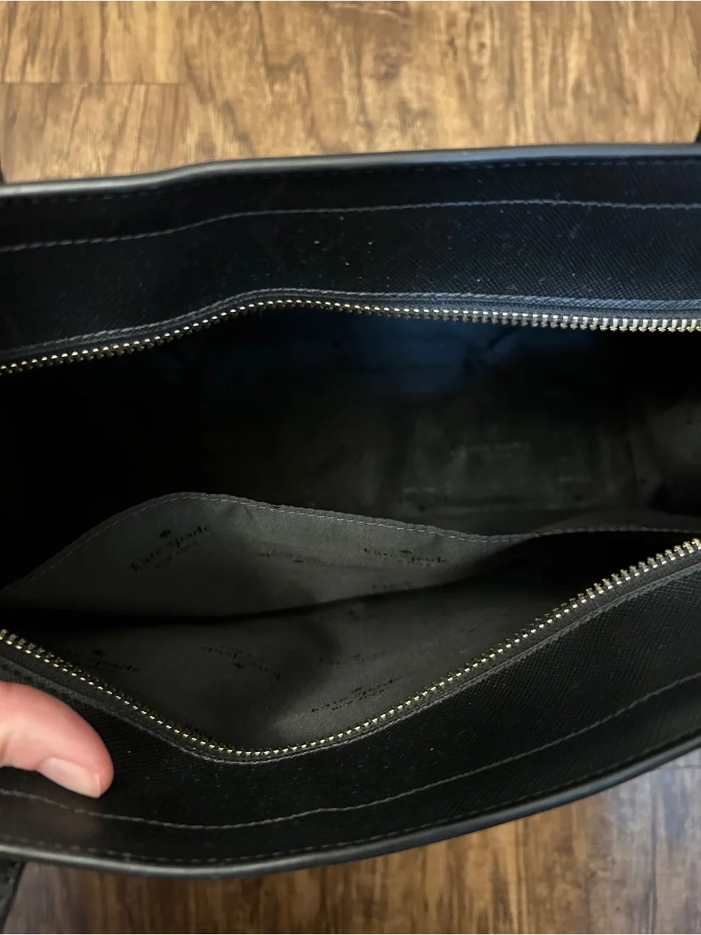 Kate Spade Black Kenzie Tote Bag